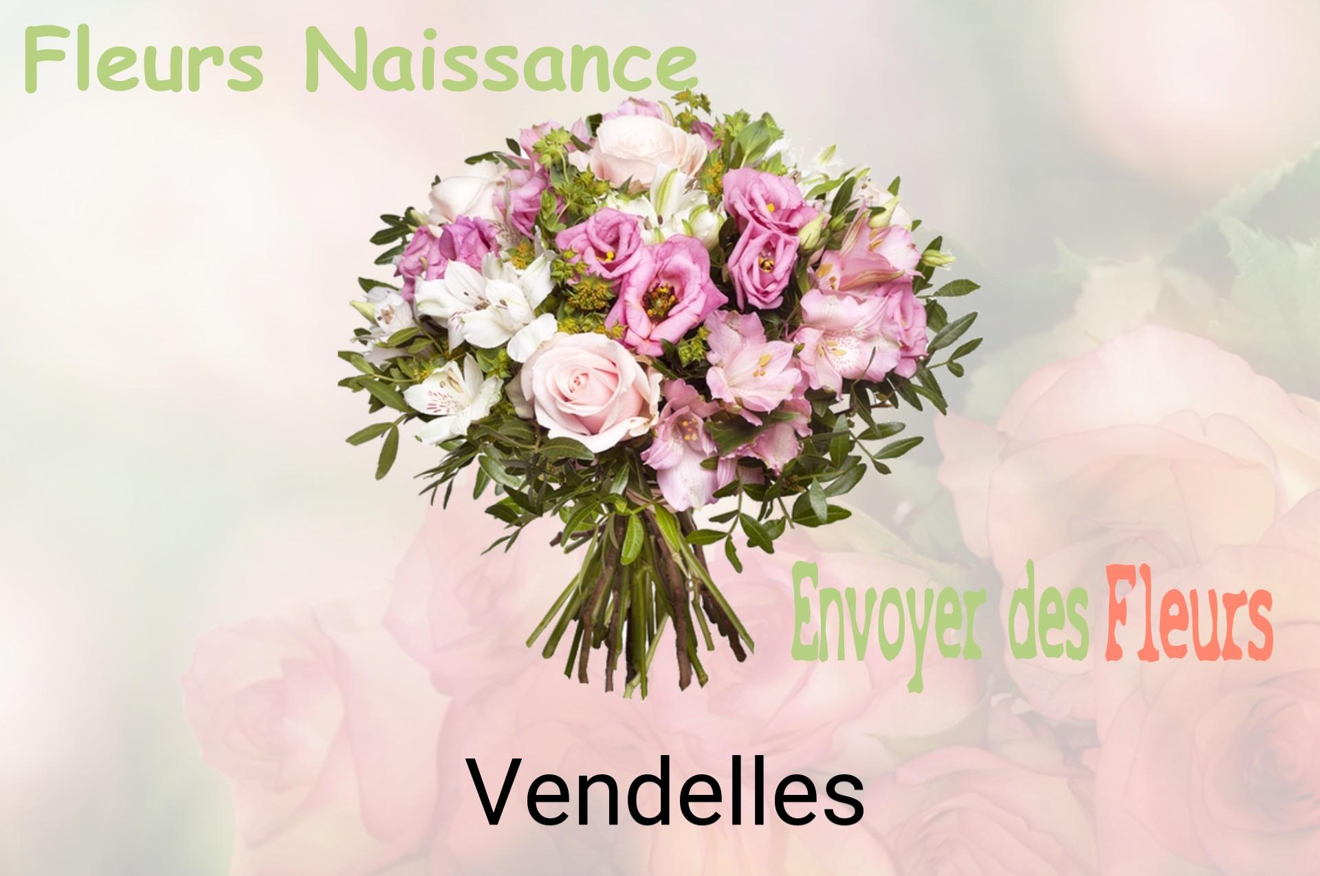 Bouquet de fleurs de naissance livré à Vendelles